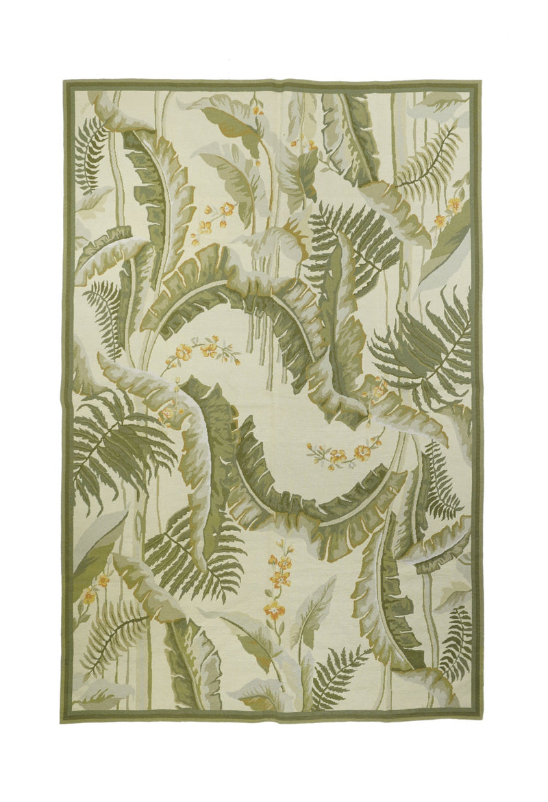 French Aubusson Design Rug 5'11'' x 8'11''