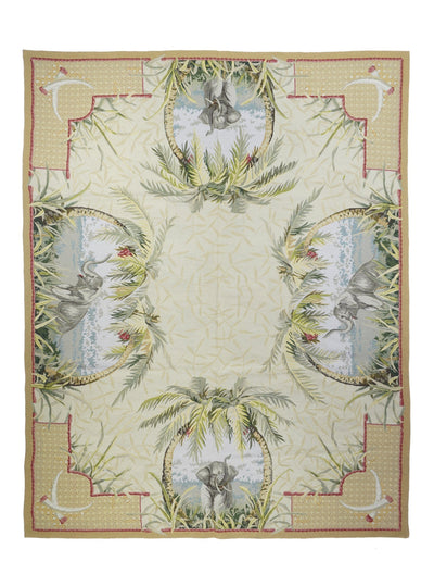 French Aubusson Design Rug 7'10'' x 9'11''