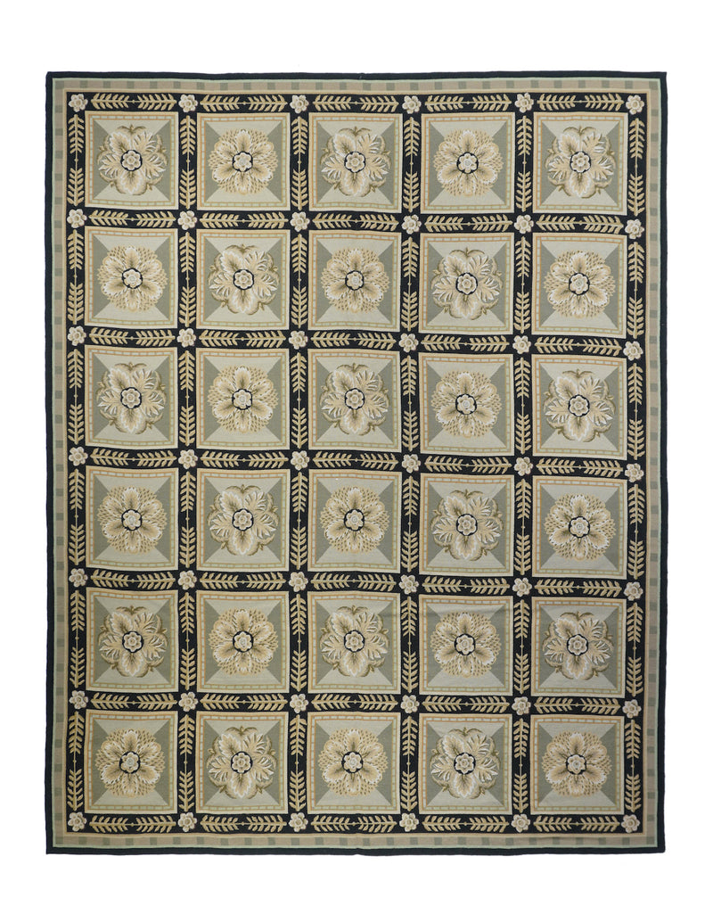 French Aubusson Design Rug 8'0