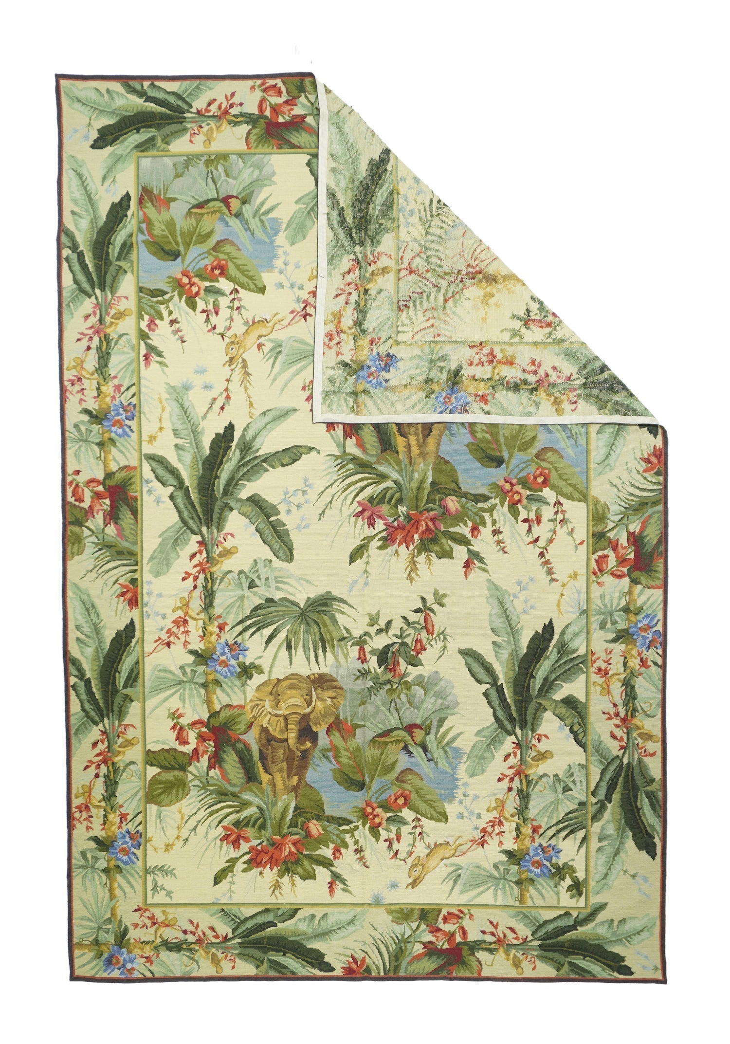 French Aubusson Design Rug 5'11'' x 8'11''