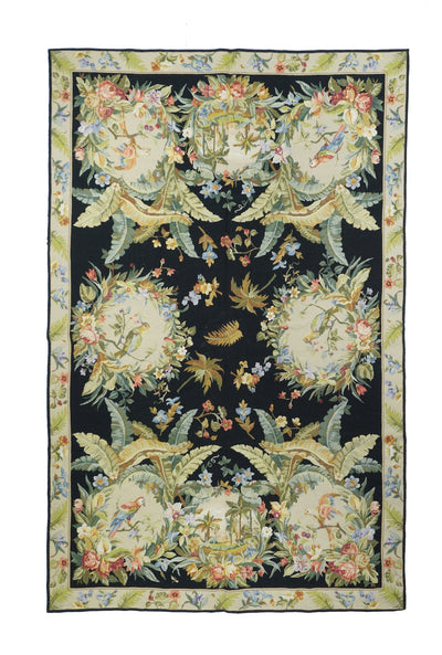 French Aubusson Design Rug 5'11'' x 9'0