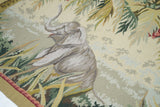 Aubusson Needle Point Wool Weave Rug 7'10'' x 9'11''