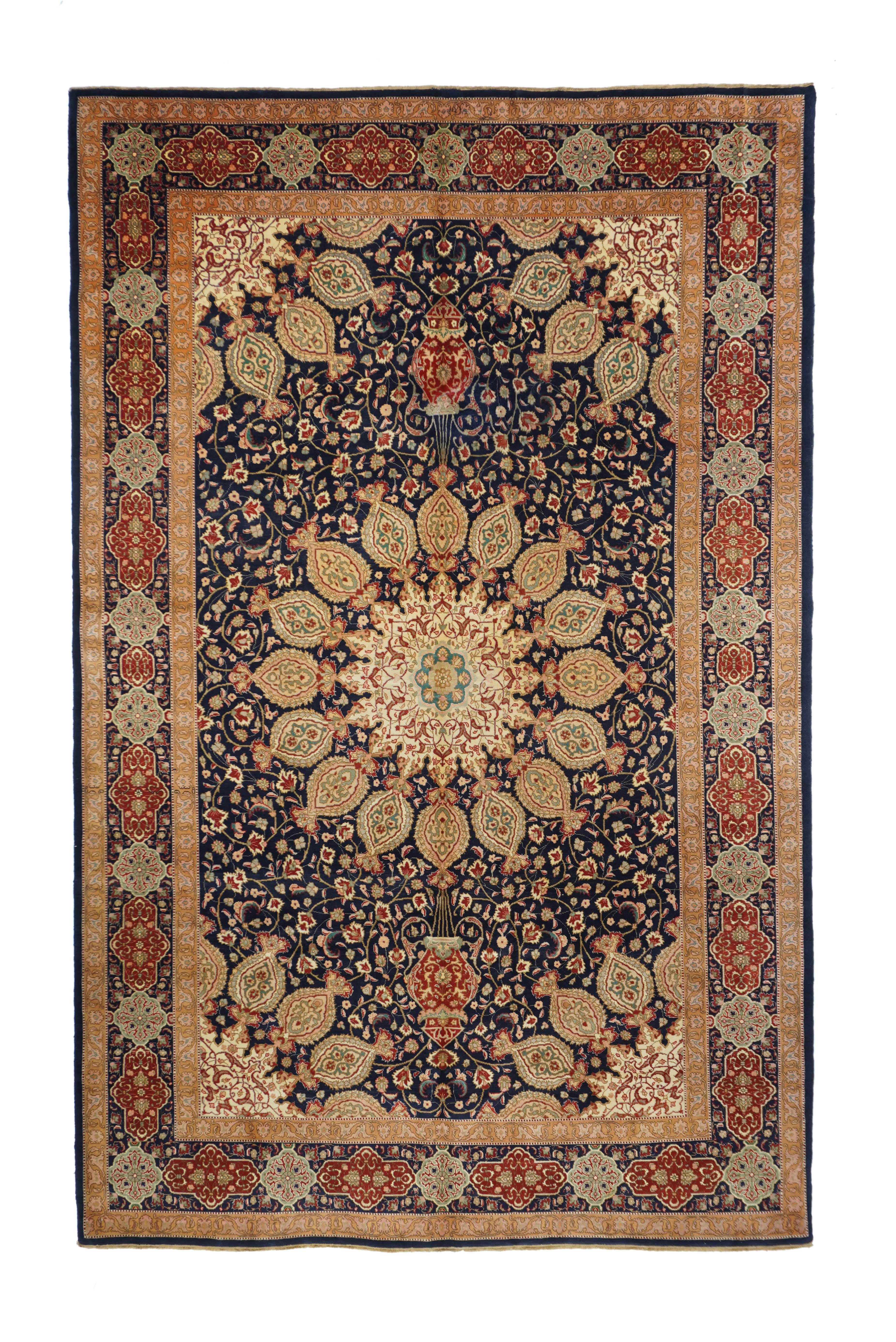 Vintage Tabriz Rug 6'7'' x 10'1''