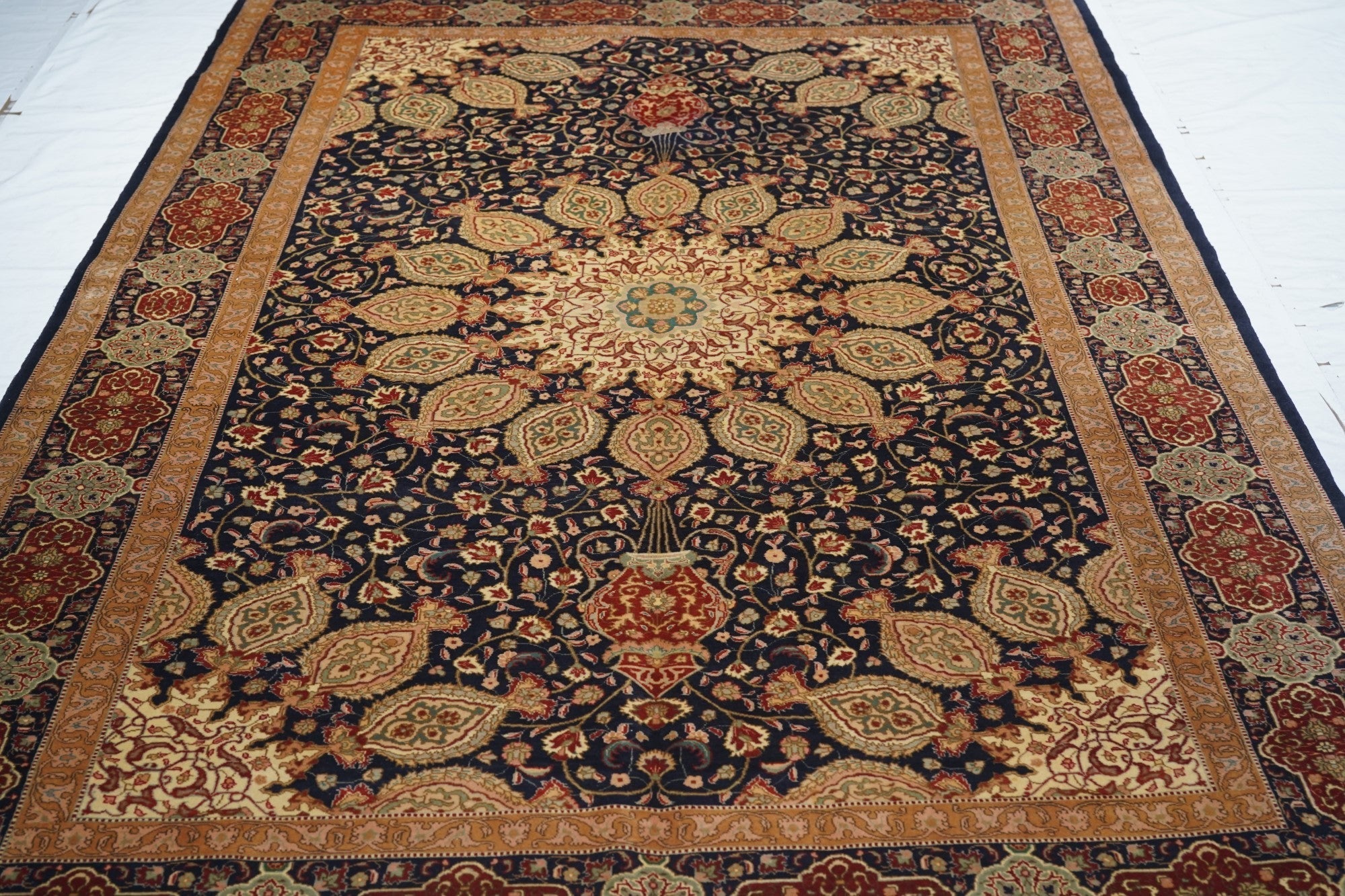 Fine Vintage  Tabriz Rug 6'7'' x 10'1''