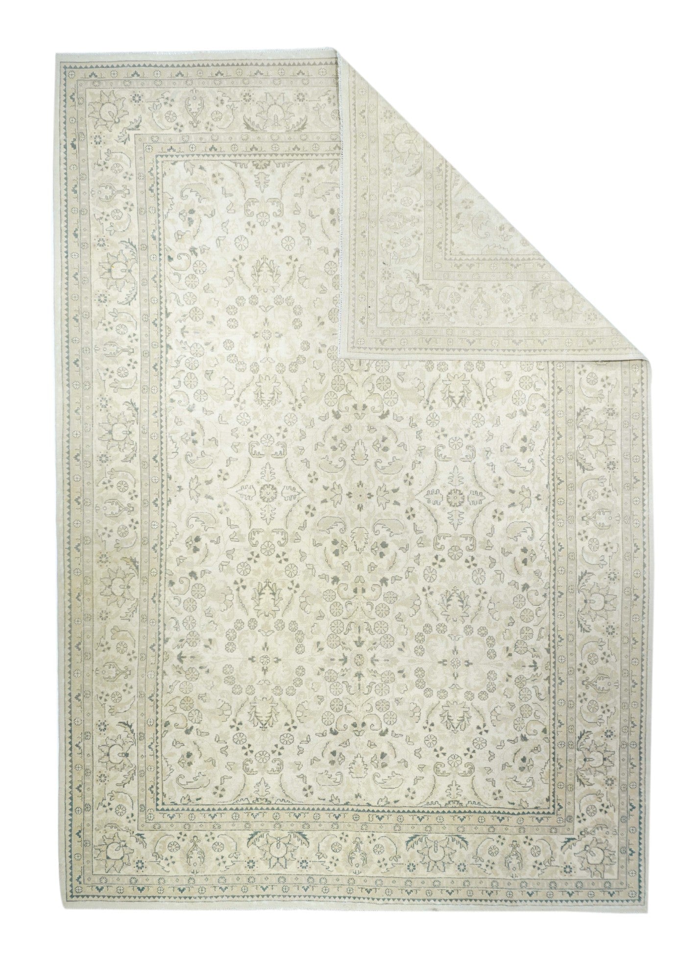 Vintage Tabriz Rug 7'9'' x 11'3''