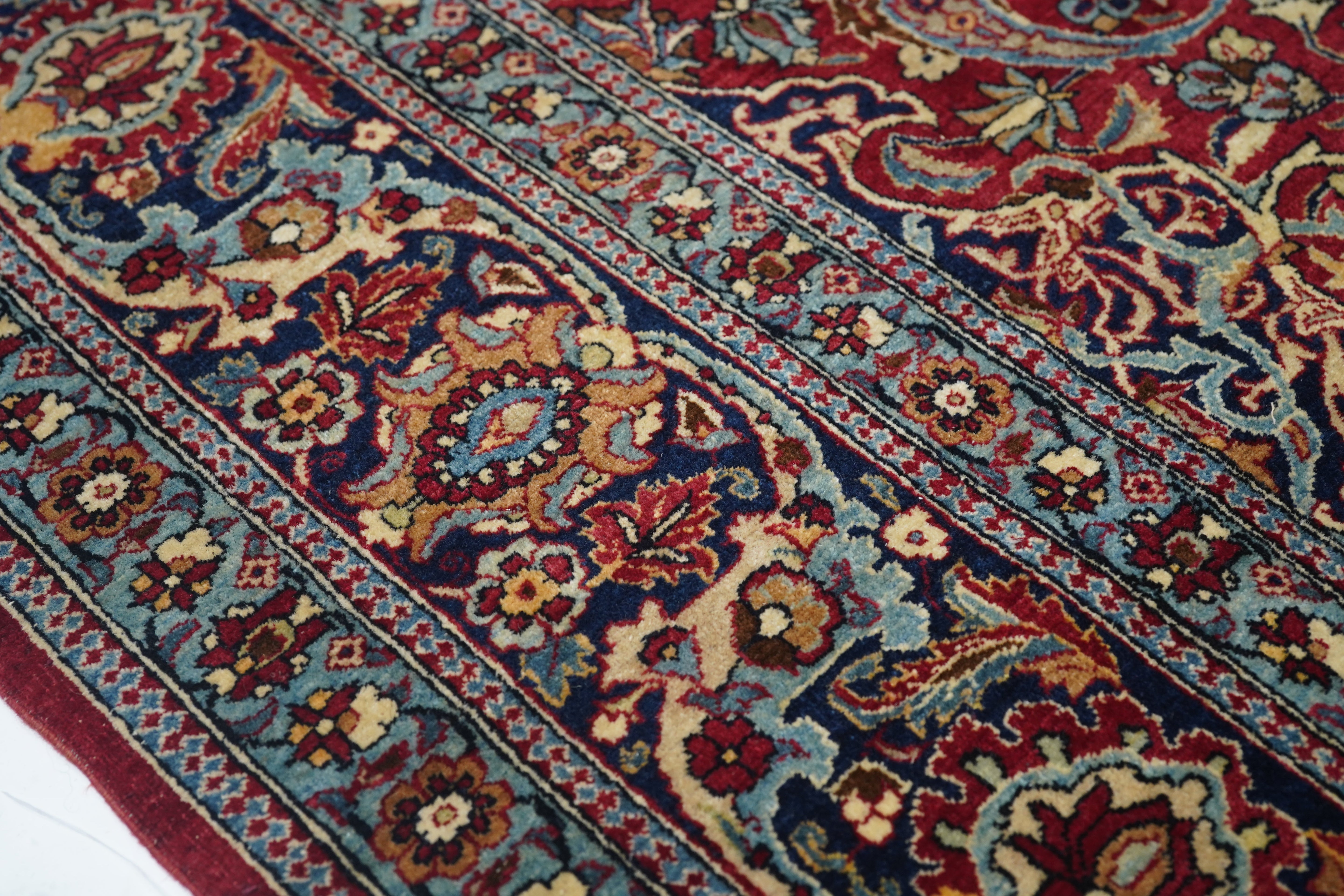 Antique  Isfahan Rug 4'4'' x 7'2''