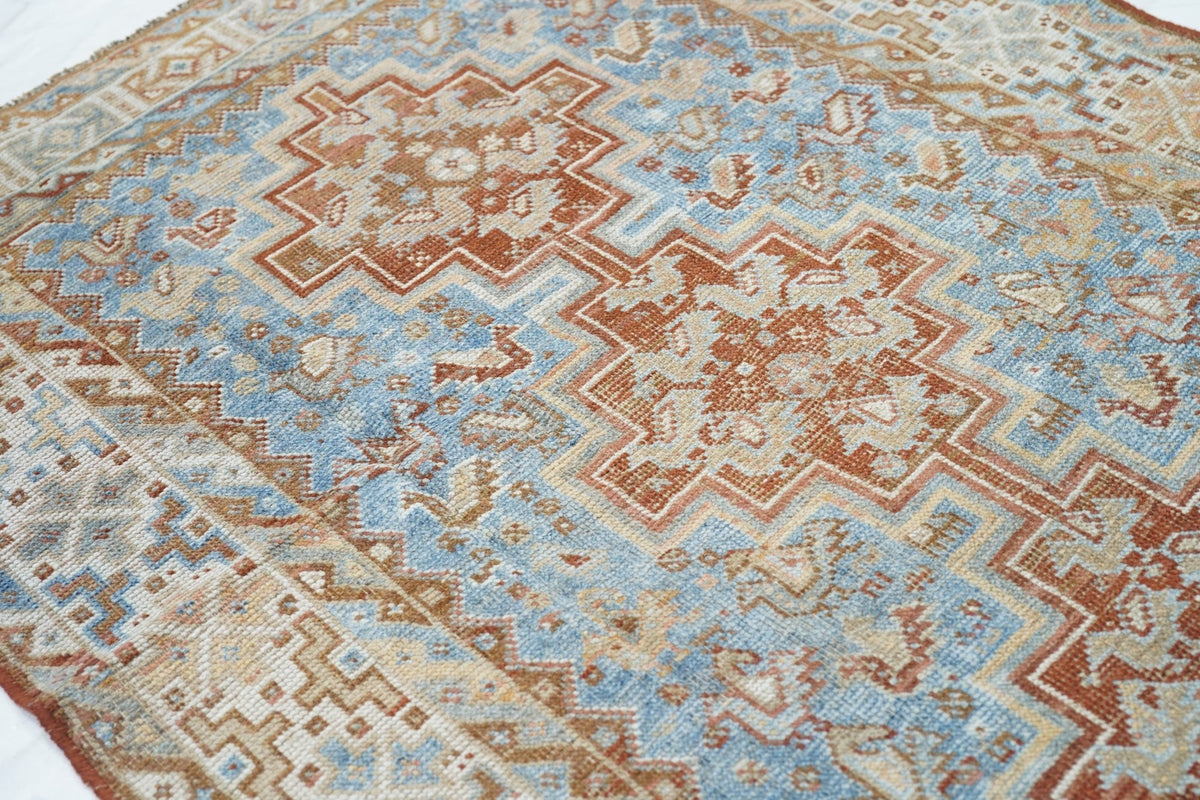 Antique  Shiraz Rug 3'1'' x 4'9''