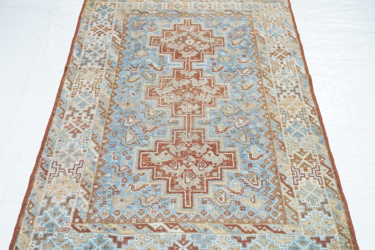 Antique  Shiraz Rug 3'1'' x 4'9''