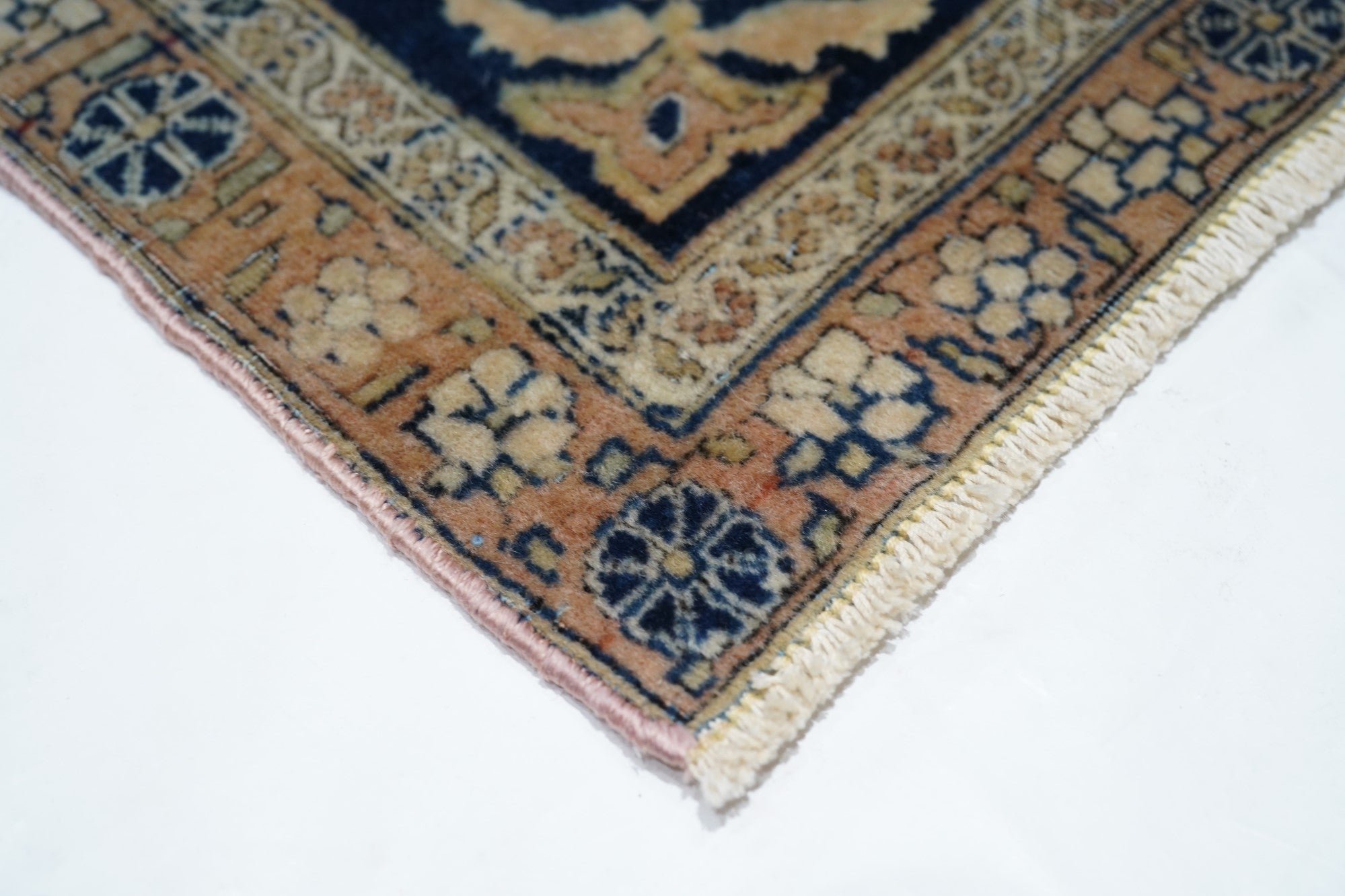 Antique Mohtasham Kashan Rug 6'11'' x 10'2''