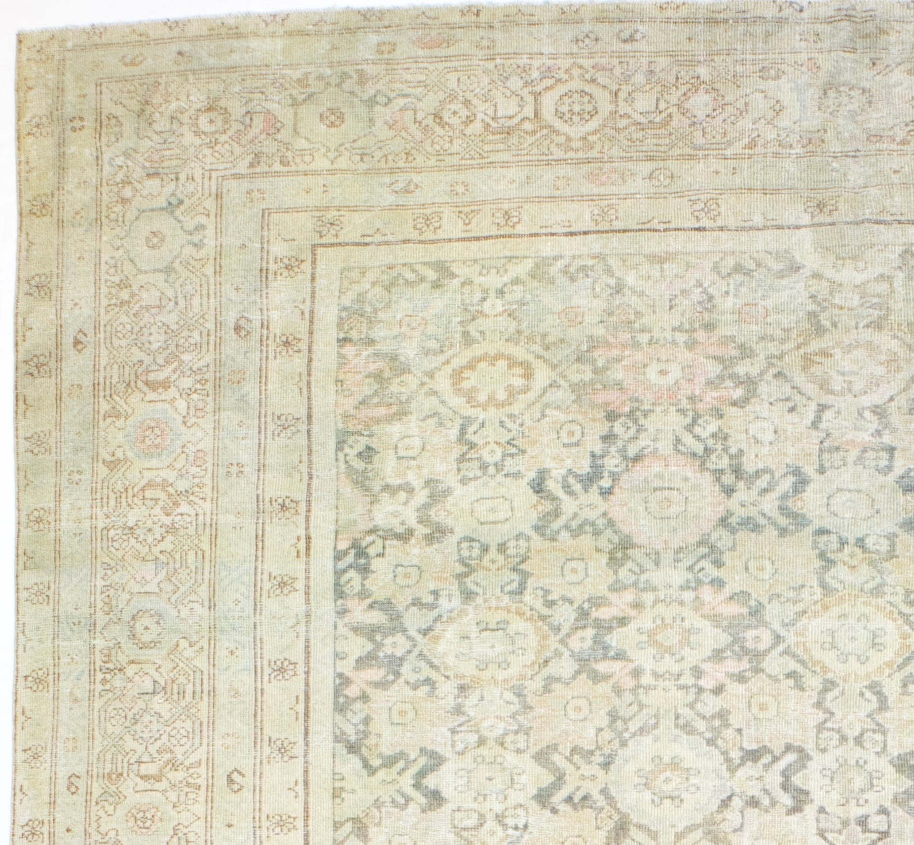 Antique  Sultanabad Mahal Rug 10' 5" x 14' 1''