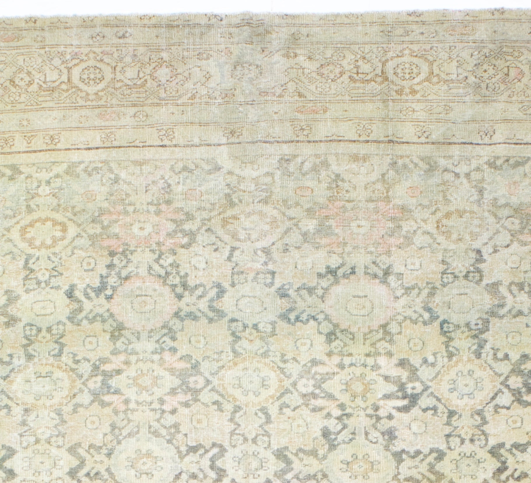 Antique  Sultanabad Mahal Rug 10' 5" x 14' 1''