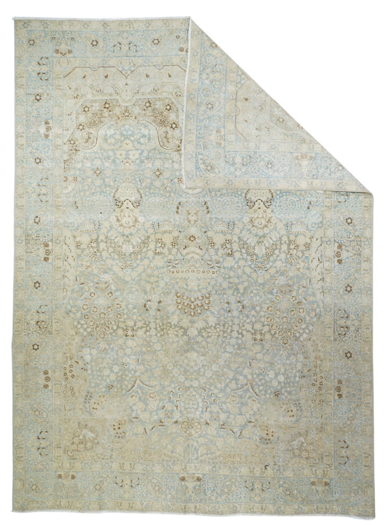Vintage  Tabriz Rug 7'7'' x 11'0"