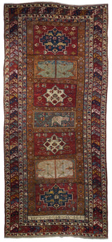 Antique Russian Kazak Rug 5'10''  x 13'8''