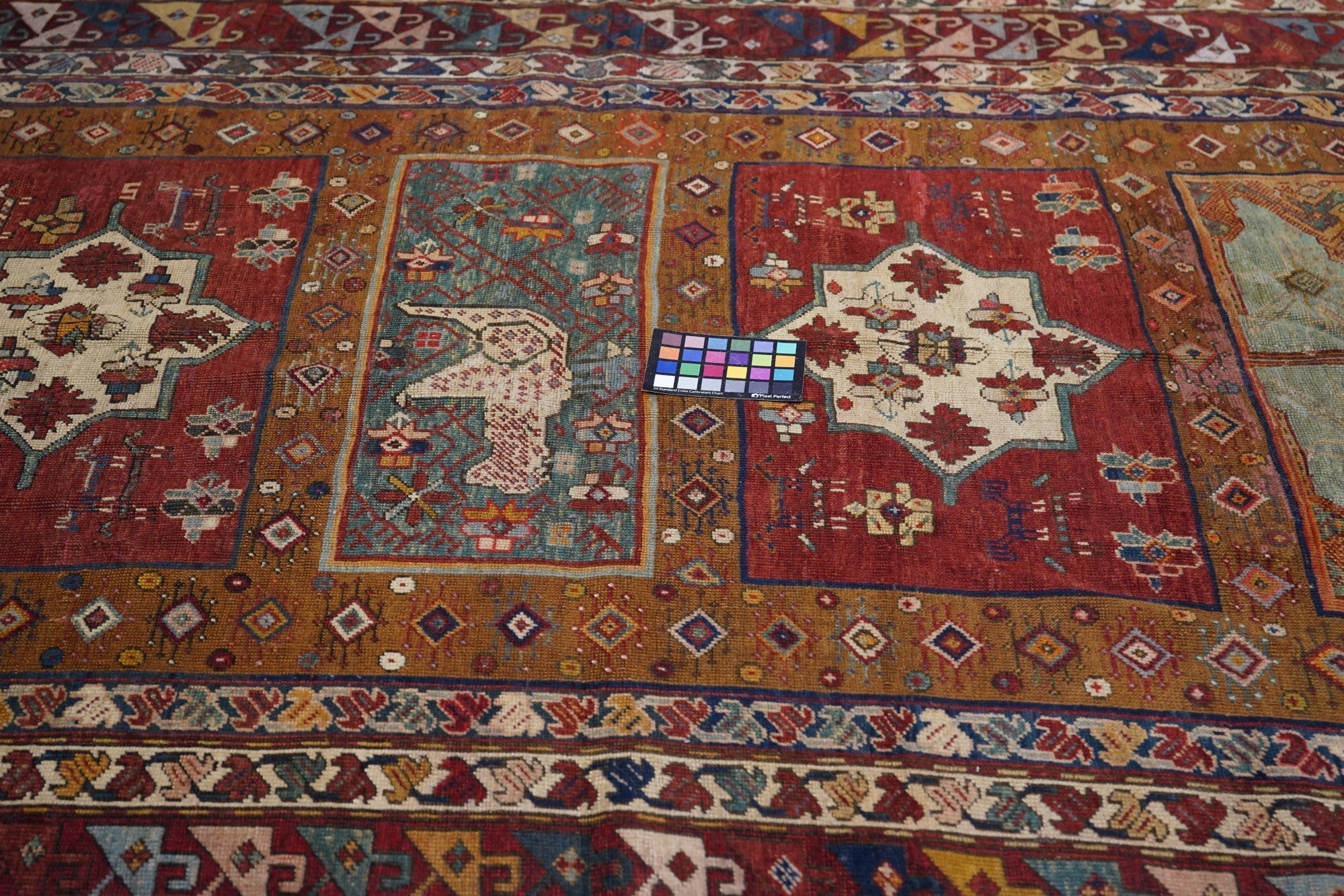 Antique Caucasian Kazak Rug 5'10'' x 13'8''