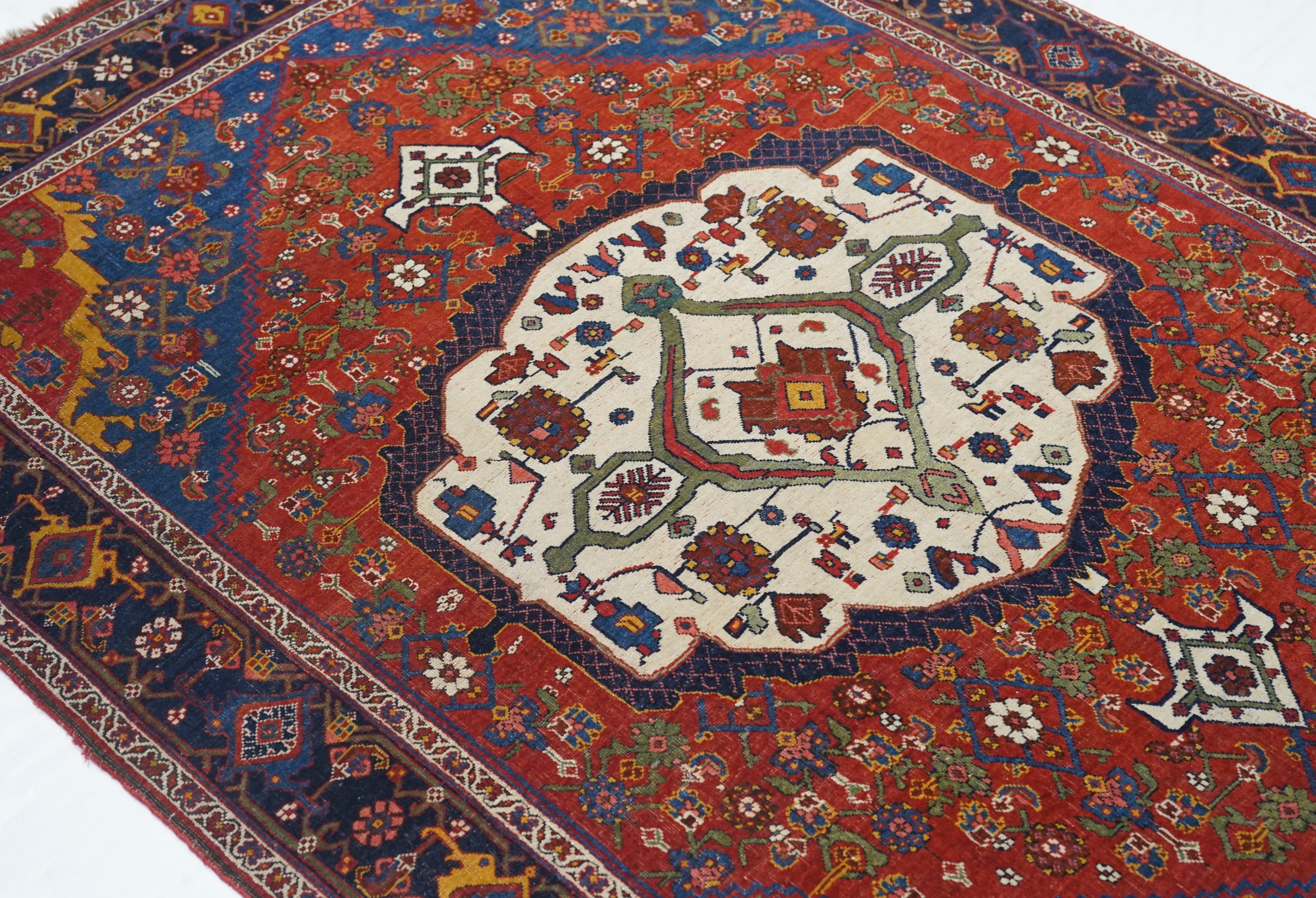 Antique Bidjar Rug 4'8'' x 6'9''