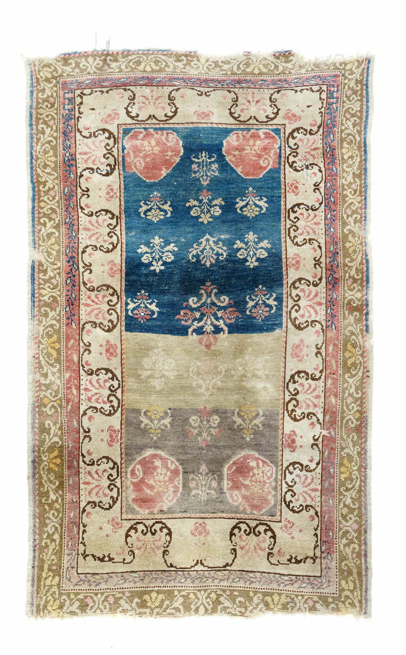 Antique Turkish Angora Rug 3'6'' x 6'7''