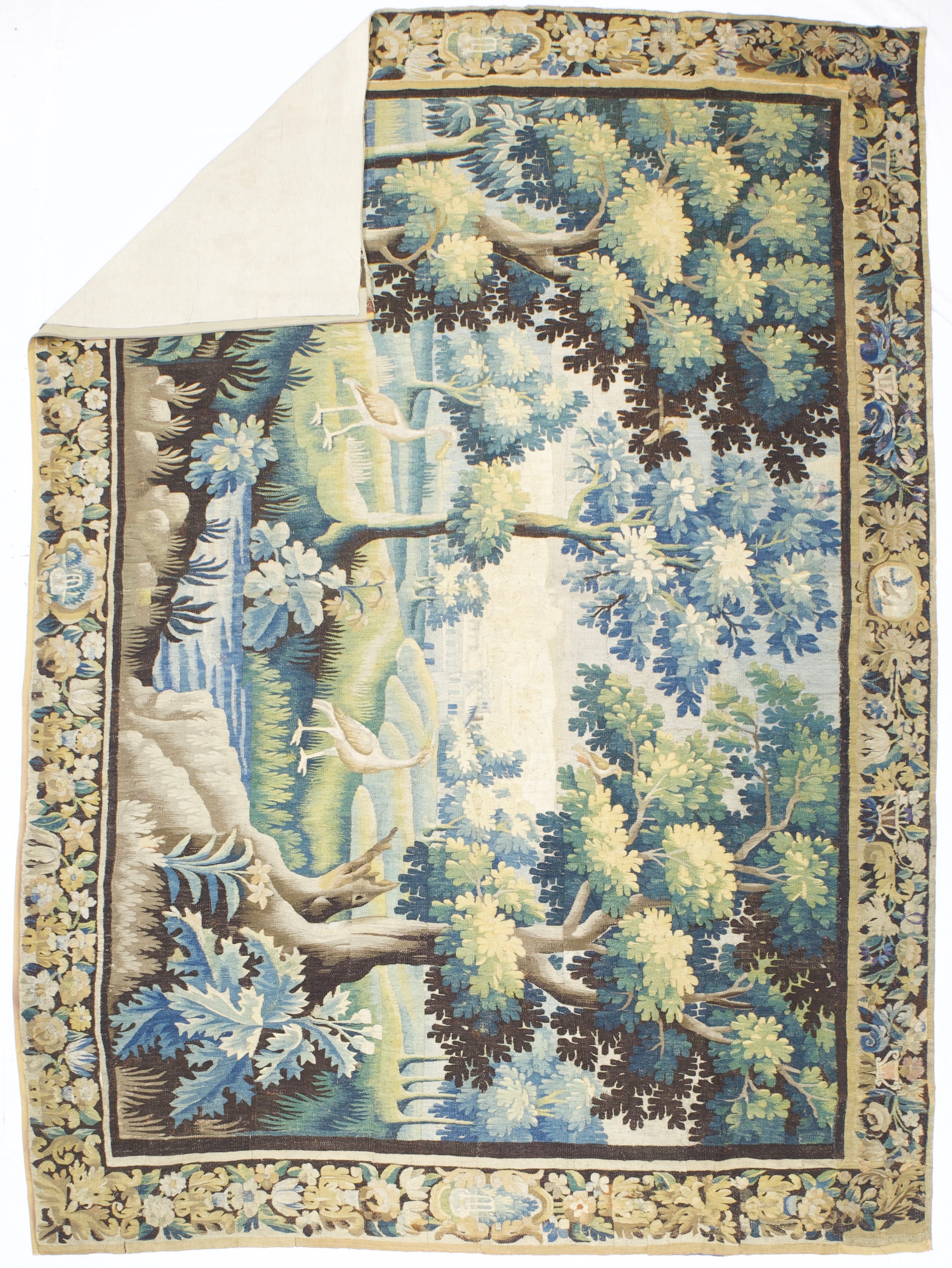 Fine Antique Tapestry, French 18th Century 8' 7" x 11' 4"