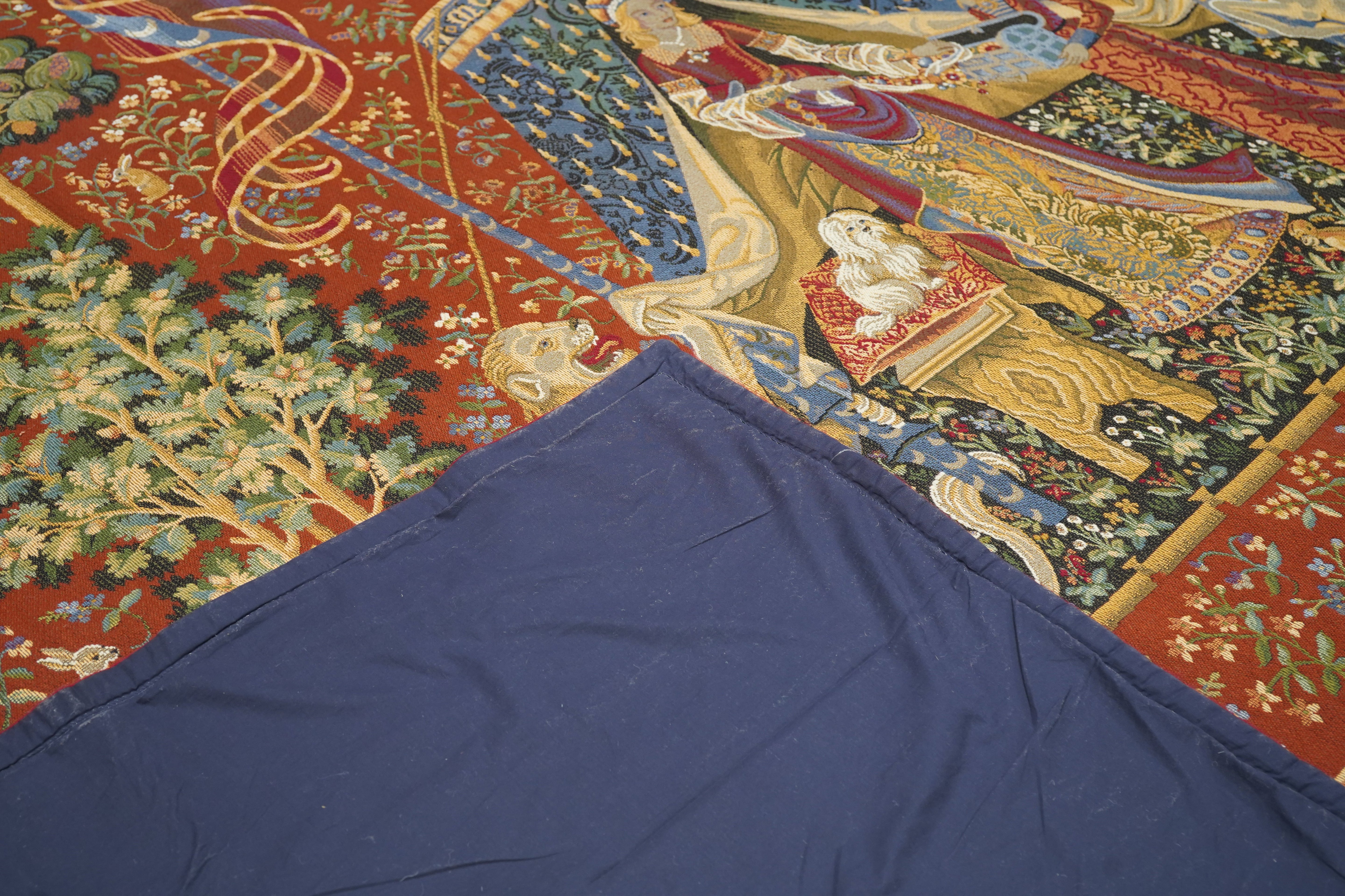 Fine Antique Belgium Chinoiserie Design Tapestry 8'9" x 11' 0"