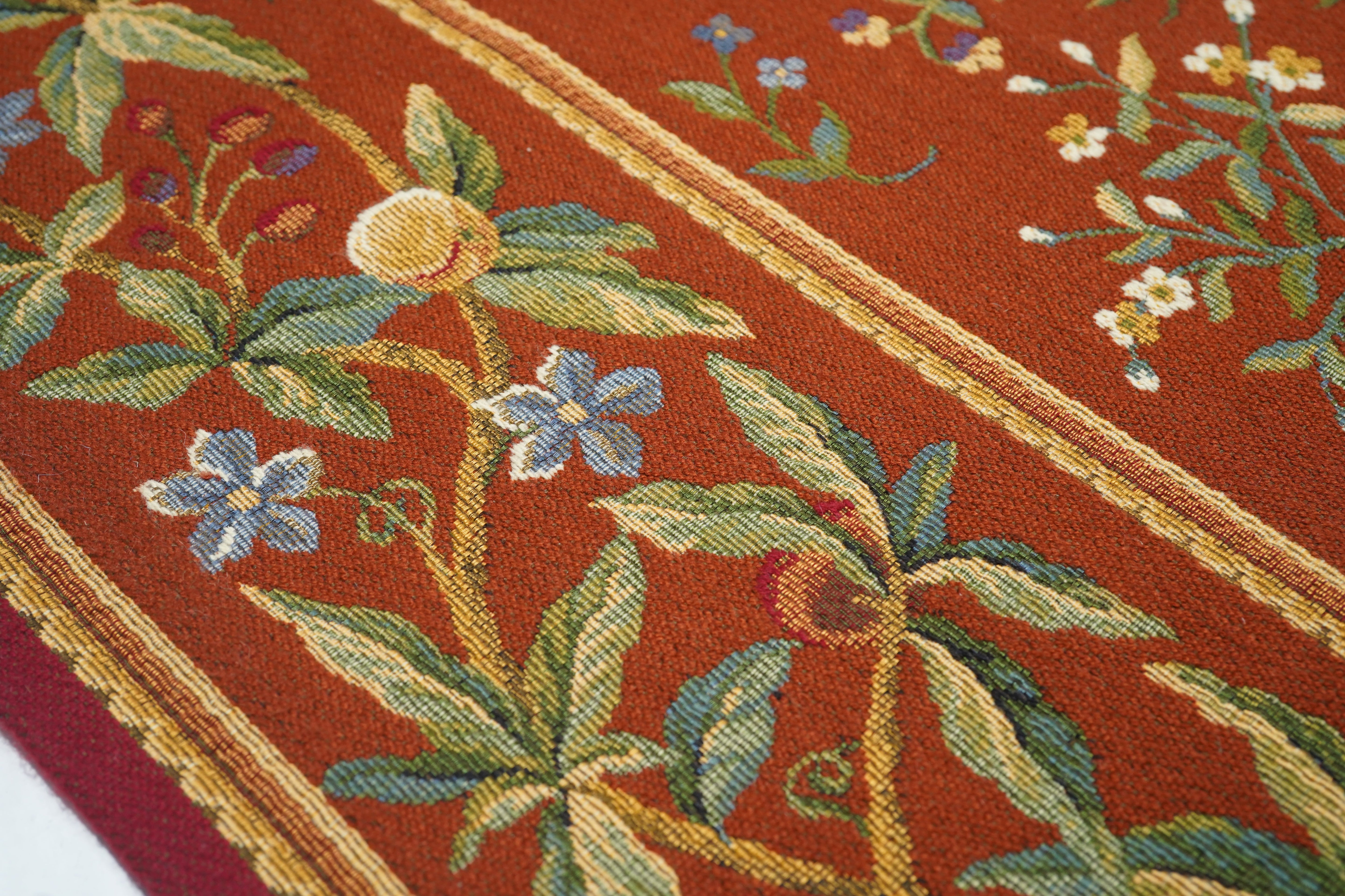 Fine Antique Belgium Chinoiserie Design Tapestry 8'9" x 11' 0"