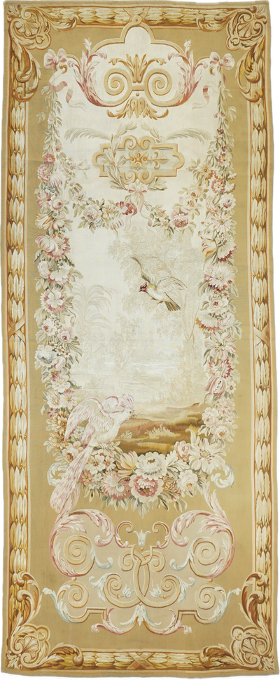 Antique French Tapestry 4'2'' x 10'2''