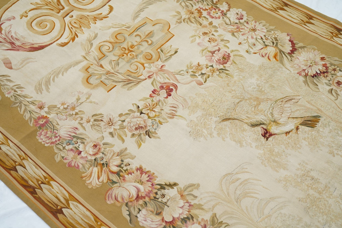 Antique French Tapestry 4'2'' x 10'2''