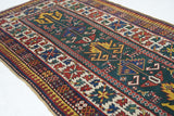 Antique Kazak Rug 3'3'' x 6'4''