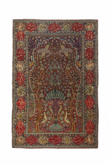 Antique Kashan Rug 4'6'' x 6'10''