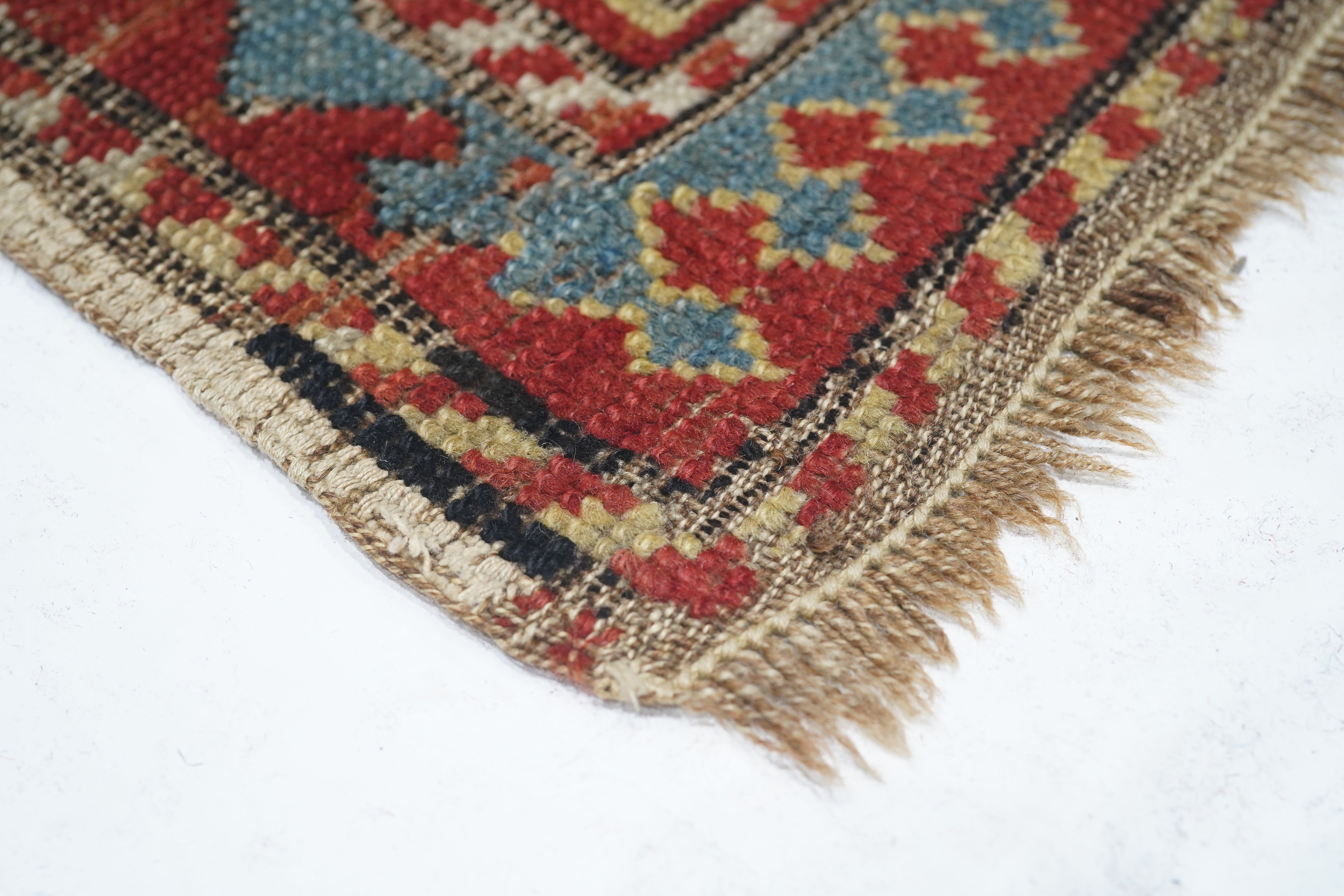 Antique Caucasian Lezgi Rug 4'0'' x 6'9''