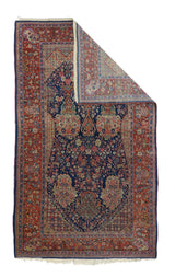 Fine Antique  Dabir Kashan Rug 4'3'' x 7'0"