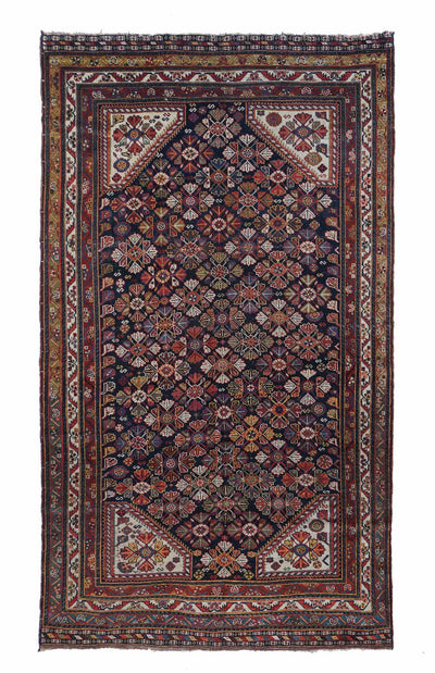 Antique Qashqai Rug 4'6'' x 8'2''