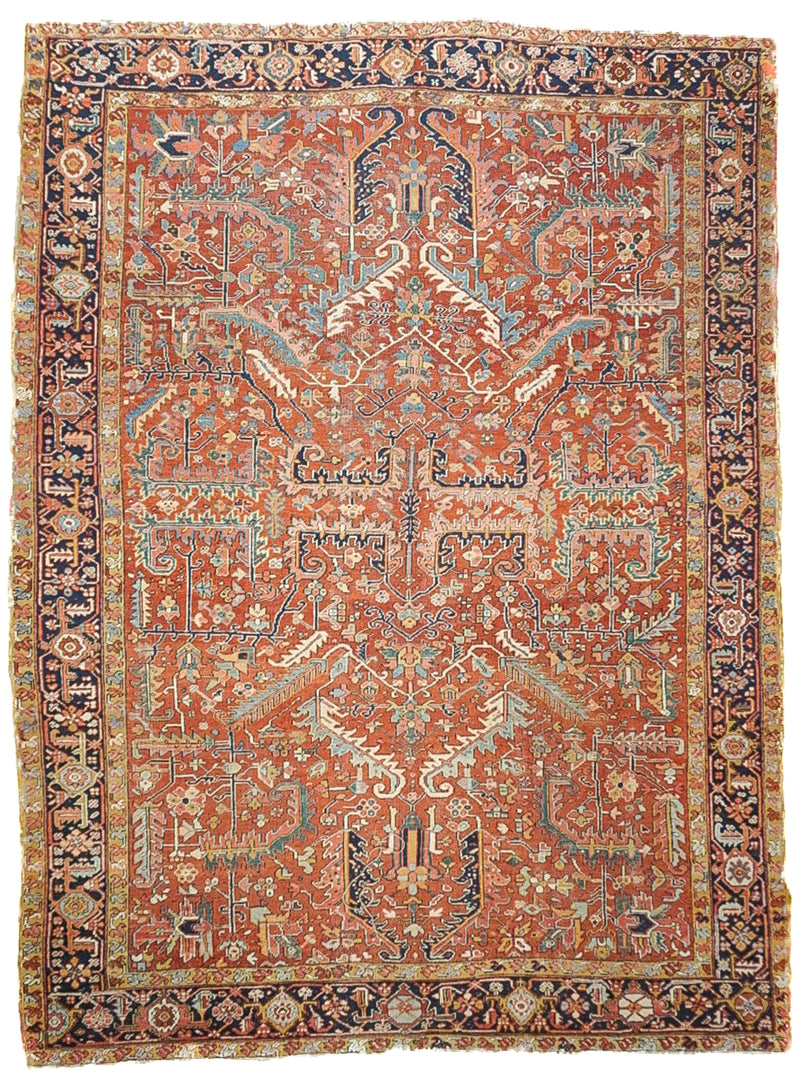 Antique Heriz Rug 9'2'' x 12'2''
