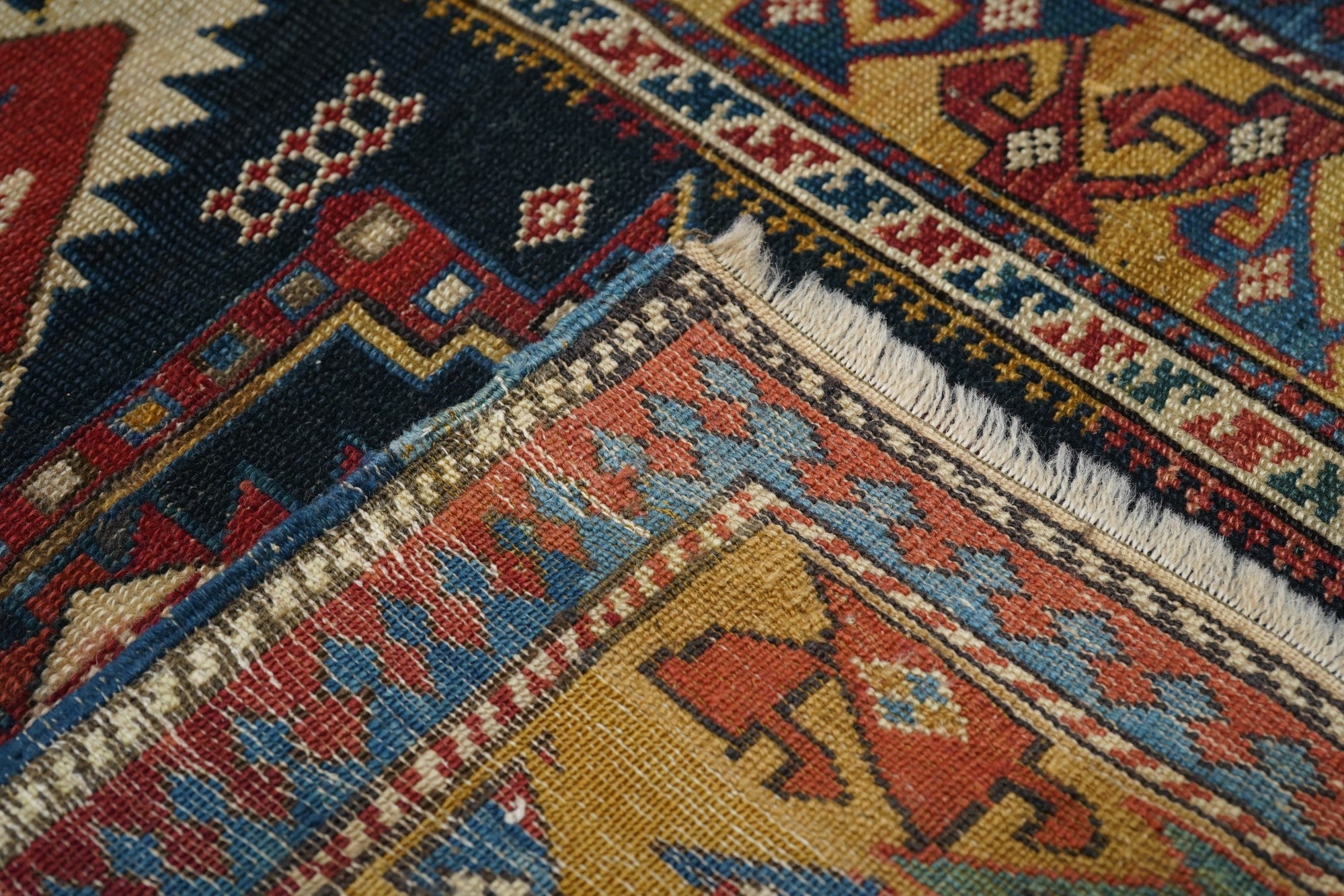 Antique Caucasian Karakashli Rug 2'9'' x 5'0"