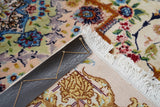 Extremely Fine  Wool & Silk Tabriz Rug 5'0" x 8'0"