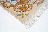 Extremely Fine  Wool & Silk Tabriz Rug 5'0" x 8'0"