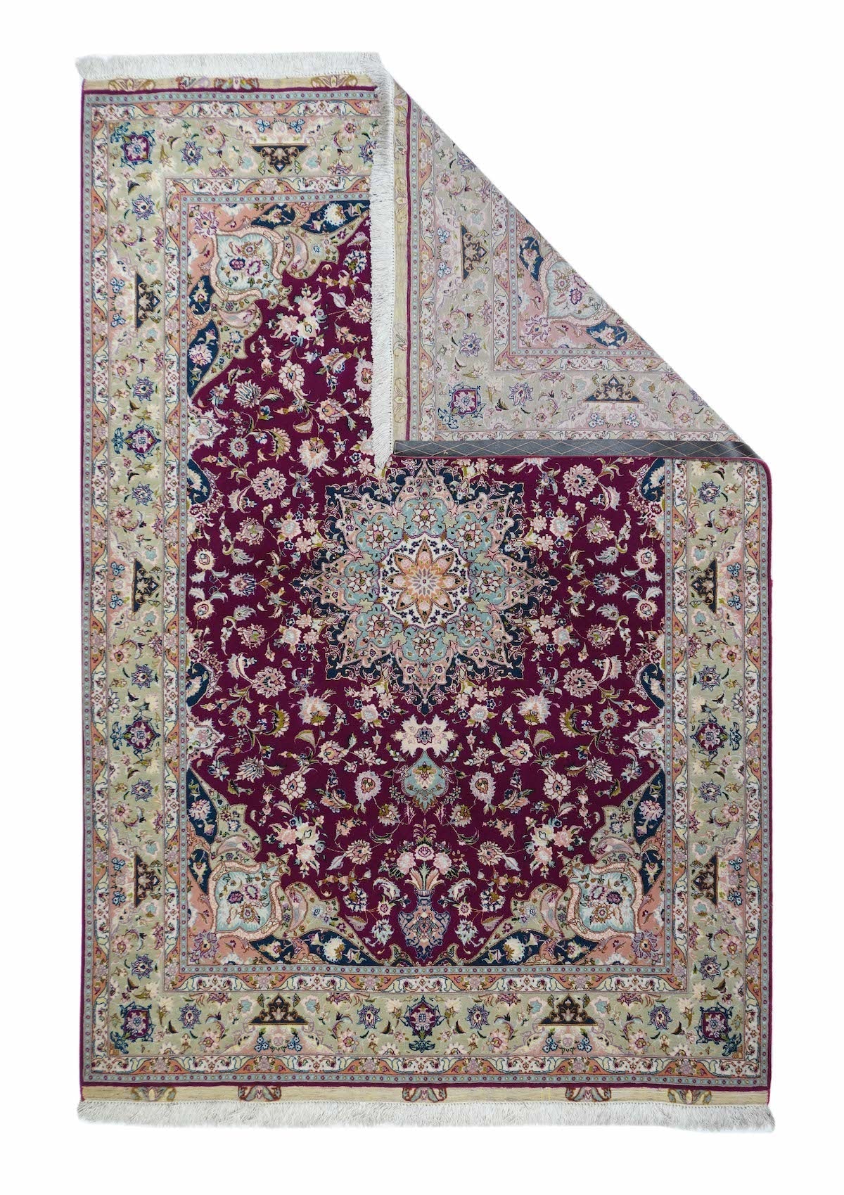 Vintage Extremely Fine Tabriz Rug 4'11'' x 7'4''