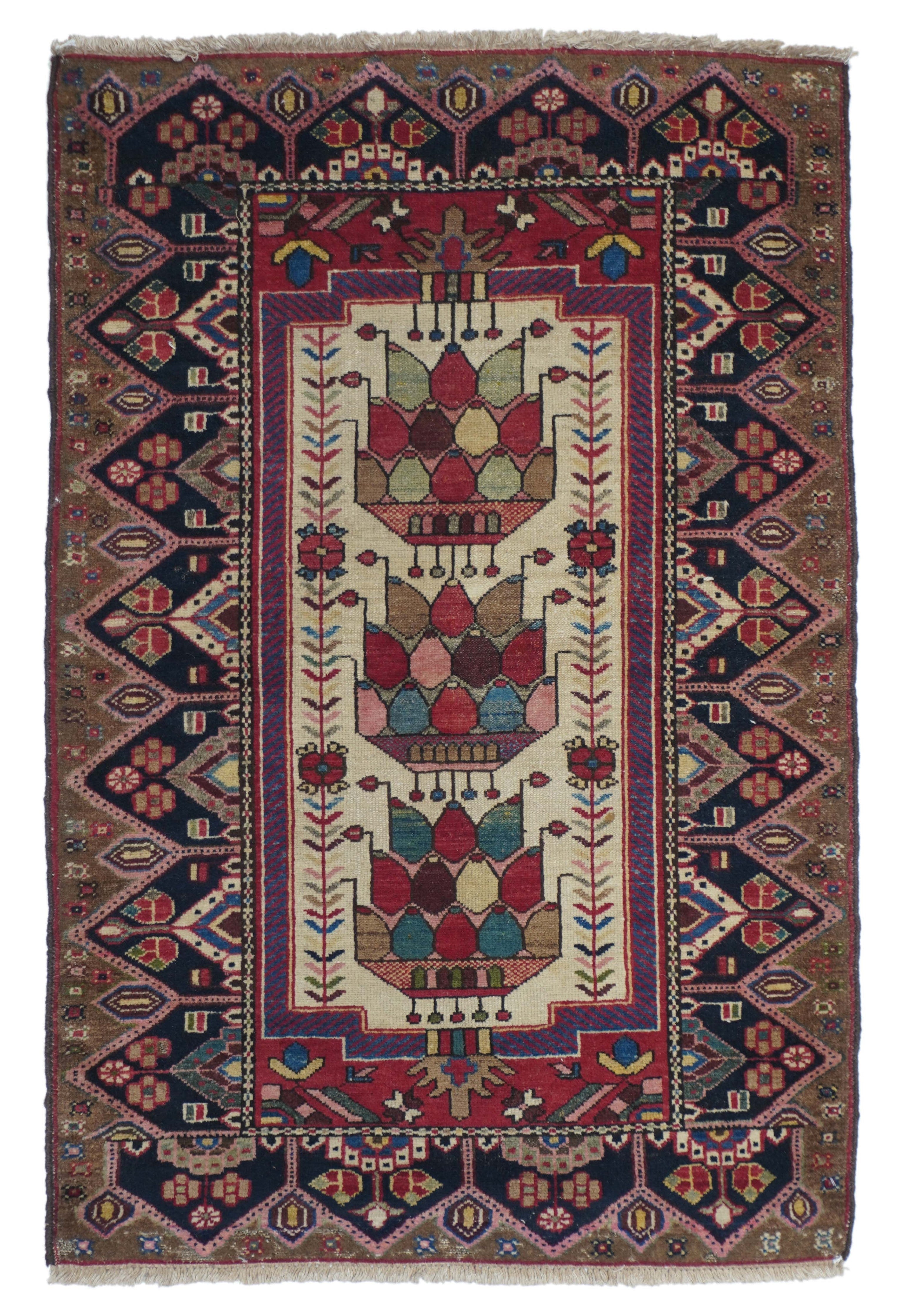 Antique Tafresh Rug 2'7'' x 3'10''