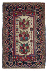 Antique Tafresh Rug 2'7'' x 3'10''
