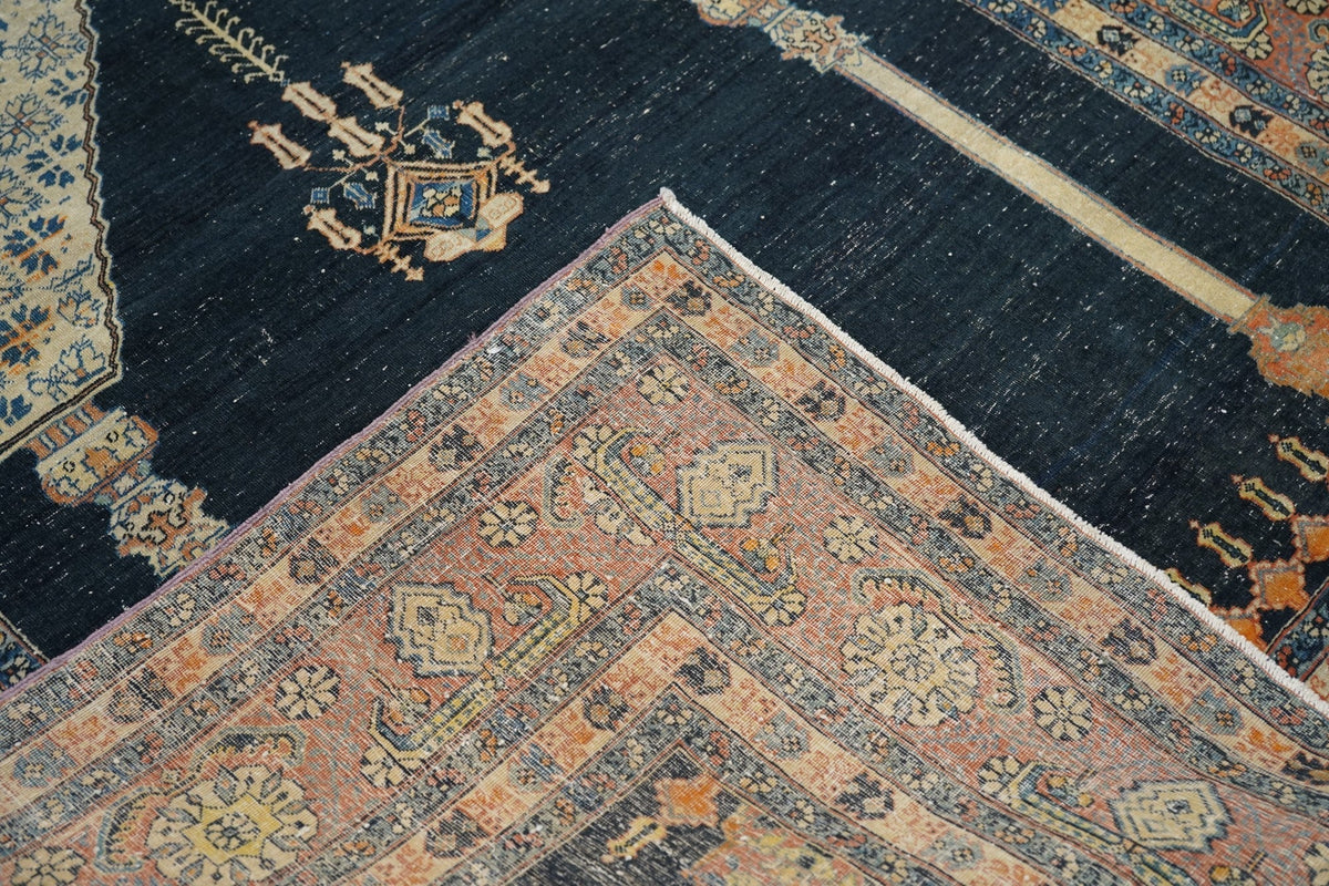 Antique Tabriz Rug 4'5'' x 5'9''