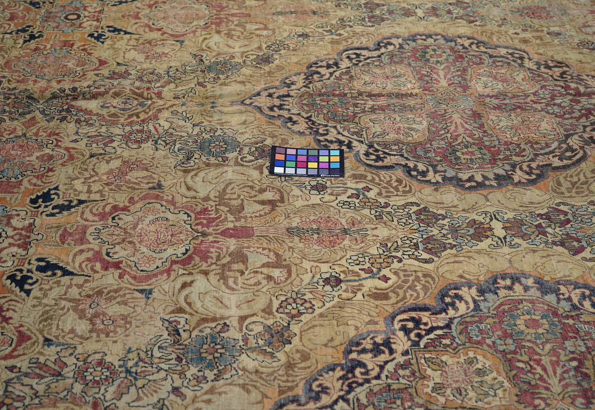 Antique Lavar Kerman Rug 10'3'' x 13'5''