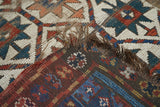 Antique Caucasian Kazak Rug 4'0" x 8'1''
