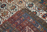 Antique Caucasian Kazak Rug 4'0" x 8'1''