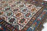 Antique Caucasian Kazak Rug 4'0" x 8'1''