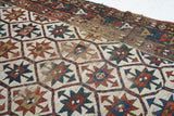 Antique Caucasian Kazak Rug 4'0" x 8'1''