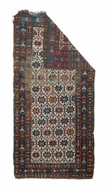 Antique Caucasian Kazak Rug 4'0" x 8'1''