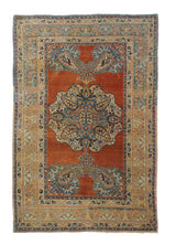 Antique Tabriz Rug 4' x 5'11''
