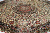 Extremely Fine  Silk Qum Vintage Rug 10' 0" x 10'0"