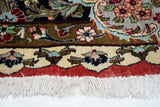 Extremely Fine  Silk Qum Vintage Rug 10' 0" x 10'0"