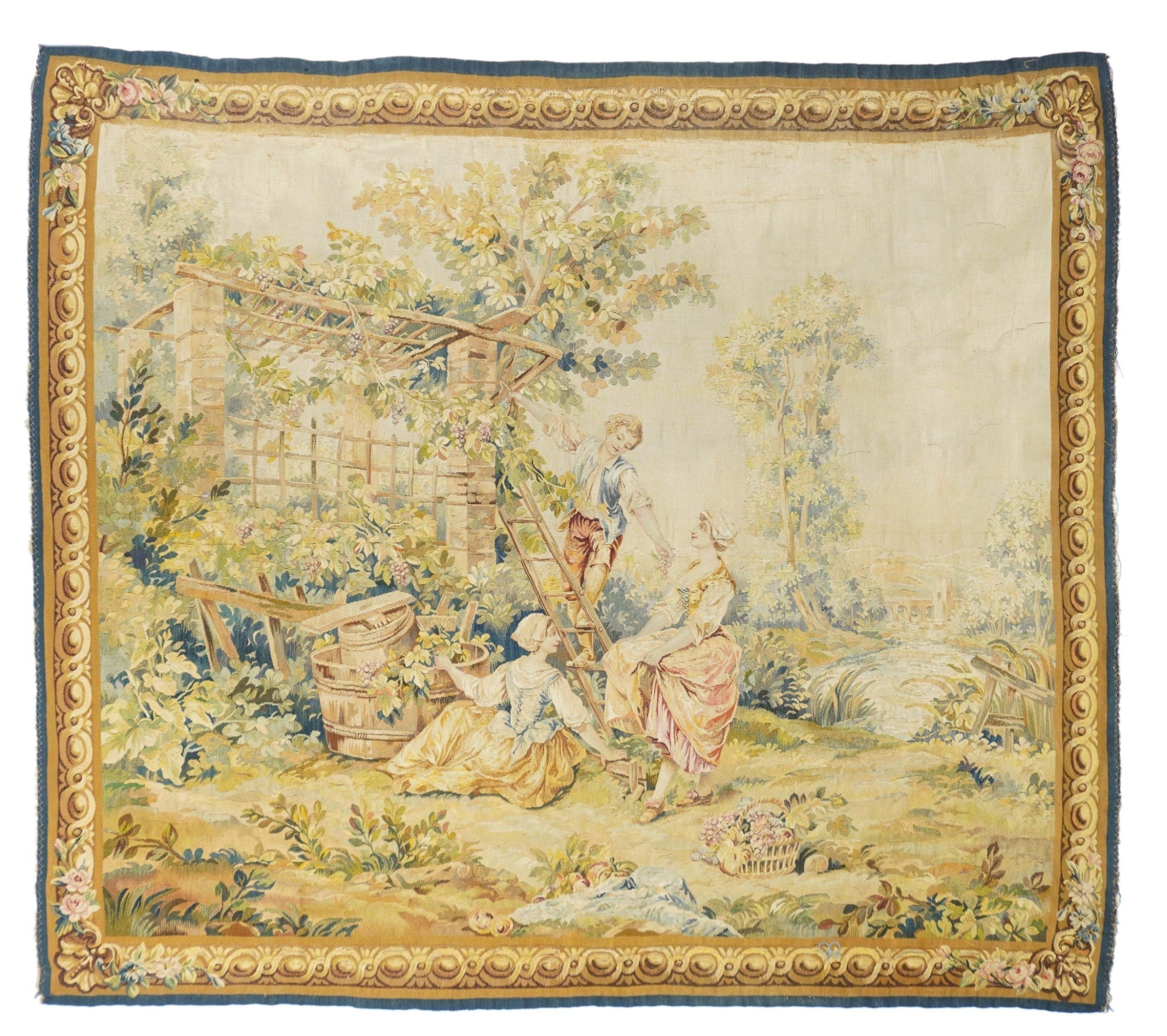 Antique Tapestry 5' x 5'9''