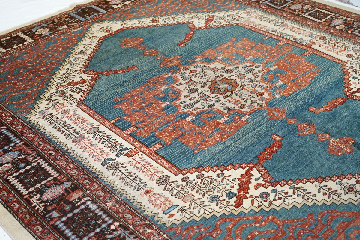 Antique Bakhshayesh Rug 8'8'' x 9'9''
