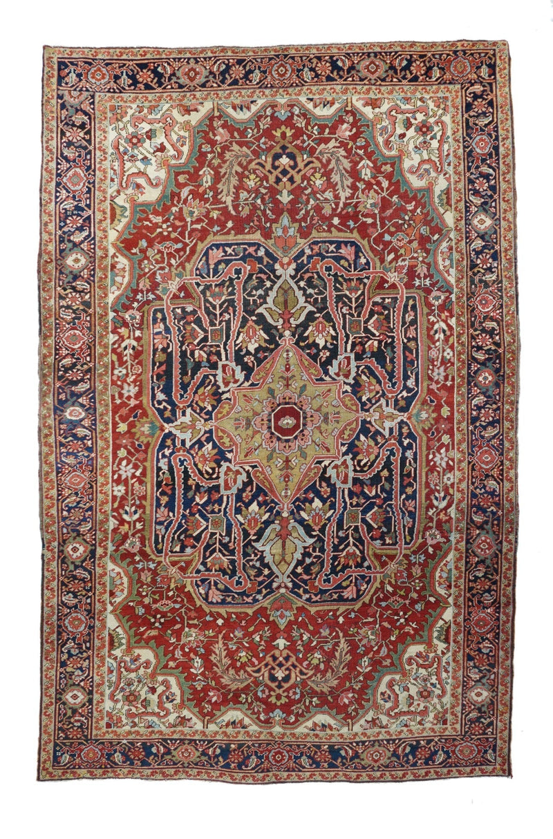 Antique Serapi Rug 8'7'' x 12'4''